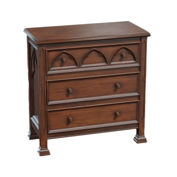 哥特风实木简约卧室收纳柜3D模型客厅柜