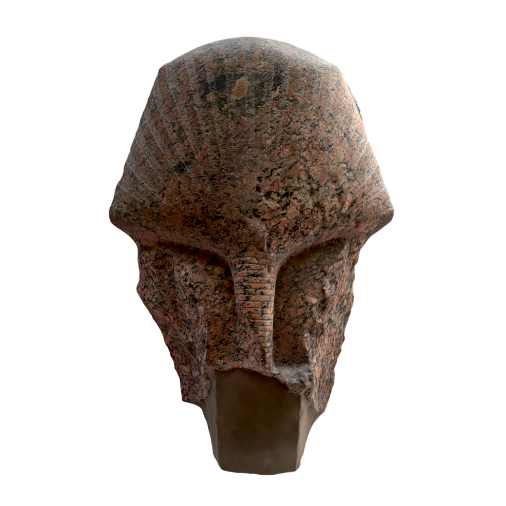 埃及第19王朝法老石雕头像雕塑文物3D模型及AR | 雕塑,AR文物,文物,古董,石雕,埃及法老,拉美西斯二世,大英博物馆,花岗岩,3D模型,3D打印,3D素材,obj,glTF,fbx,dae,stl,3ds,glb,usdz,3dmax,blender模型,VisionPro,3D建模,3D扫描,3d打印模型