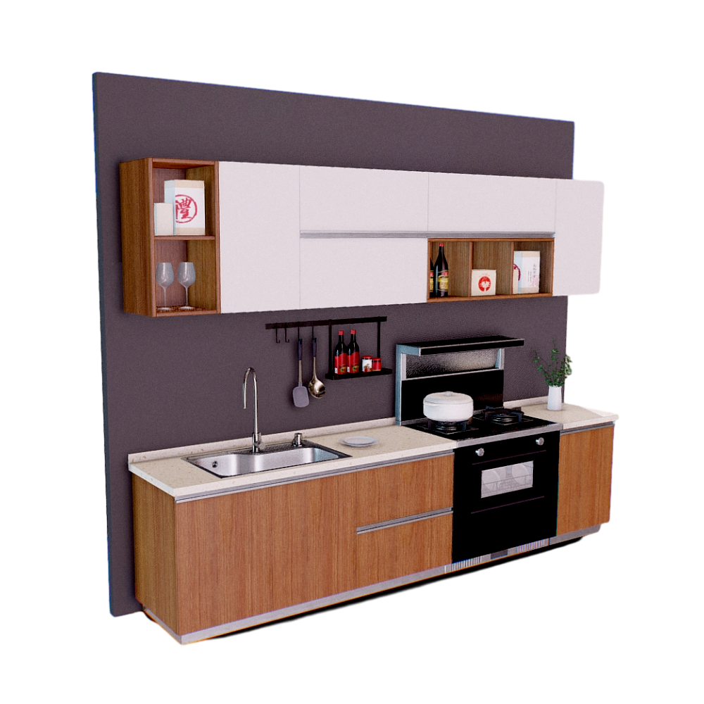 现代化厨房3D模型 | 橱柜,简约,现代,3D场景,厨房,厨房3D模型,家居场景,3D模型,3D打印,3D素材,obj,glTF,fbx,dae,stl,3ds,glb,usdz,3dmax,blender模型,VisionPro,3D建模,3D扫描,3d打印模型