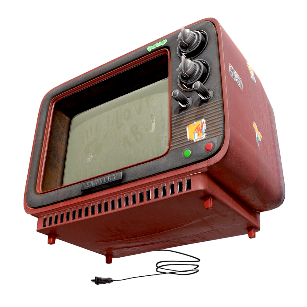 90年代老式电视机