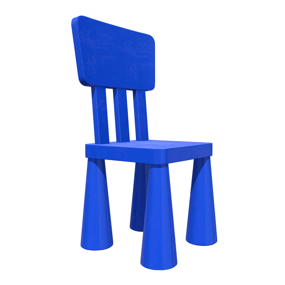 蓝色的儿童椅实木小板凳 | 凳子,实木椅子,儿童家具,板凳,小板凳,木制家具,蓝色,儿童椅,蓝色家具,儿童板凳,3D模型,3D打印,3D素材,obj,glTF,fbx,dae,stl,3ds,glb,usdz,3dmax,blender模型,VisionPro,3D建模,3D扫描,3d打印模型