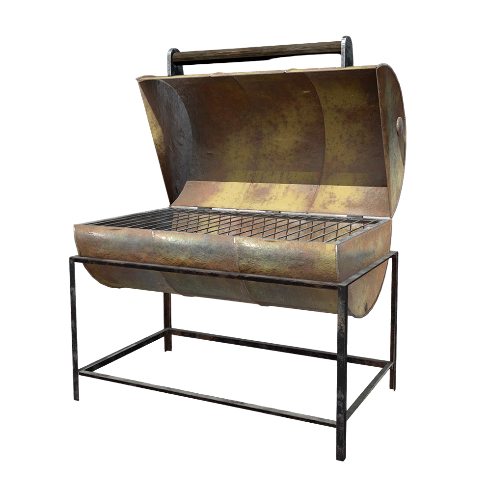 桶式烧烤架 | 烧烤炉,烧烤架,烧烤,烤炉,BBQ设备,烧烤装备,户外烧烤架,桶式烧烤架,3D模型,3D打印,3D素材,obj,glTF,fbx,dae,stl,3ds,glb,usdz,3dmax,blender模型,VisionPro,3D建模,3D扫描,3d打印模型