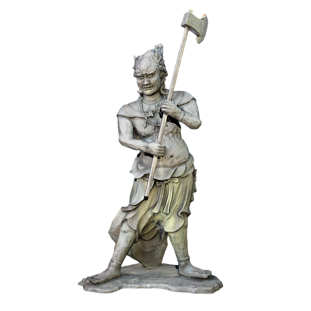 一尊神像 | 石像,日本,佛像,佛教,日本文物,神像,四大天王,日本石像,3D模型,3D打印,3D素材,obj,glTF,fbx,dae,stl,3ds,glb,usdz,3dmax,blender模型,VisionPro,3D建模,3D扫描,3d打印模型