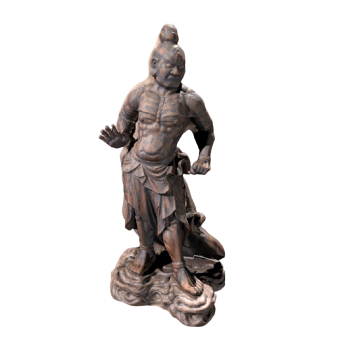 金刚力士木雕像