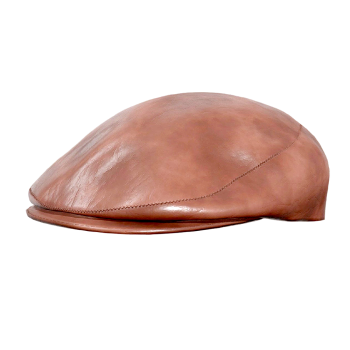 皮质鸭舌帽
