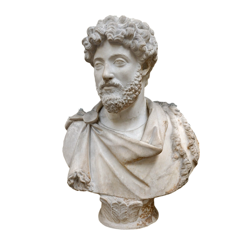 古罗马皇帝马可·奥勒留的半身雕像 | 雕塑,雕像,石雕,古罗马,古罗马帝国,半身雕像,马可·奥勒留,马可·奥勒留雕像,3D模型,3D打印,3D素材,obj,glTF,fbx,dae,stl,3ds,glb,usdz,3dmax,blender模型,VisionPro,3D建模,3D扫描,3d打印模型