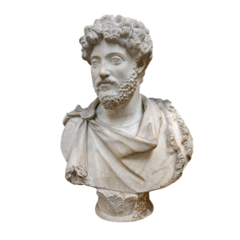 古罗马皇帝马可·奥勒留的半身雕像