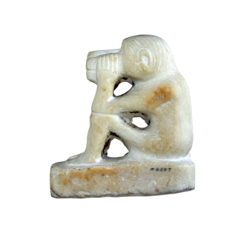 古埃及狒狒石雕