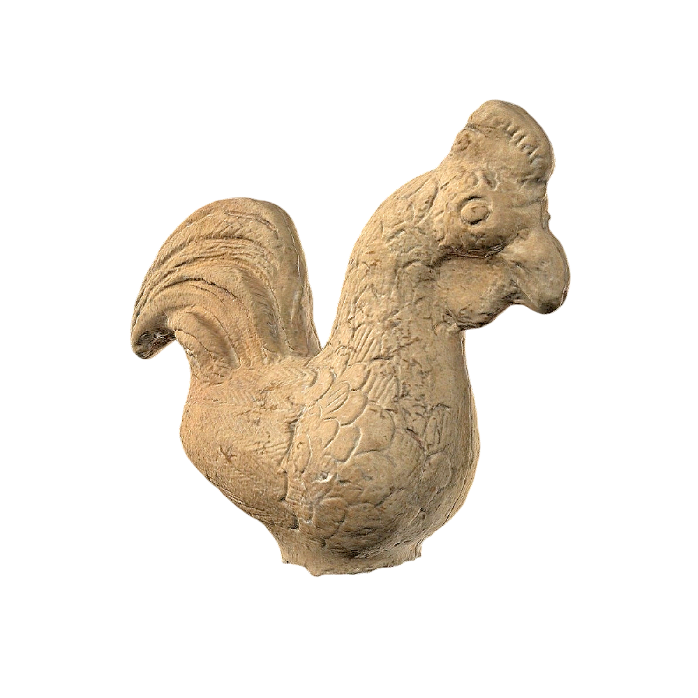 公鸡陶俑 | 雕塑,汉代,陶俑,陶土雕塑,汉代文物,动物雕塑,公鸡,公鸡雕塑,3D模型,3D打印,3D素材,obj,glTF,fbx,dae,stl,3ds,glb,usdz,3dmax,blender模型,VisionPro,3D建模,3D扫描,3d打印模型