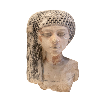 梅莉塔提半身石像