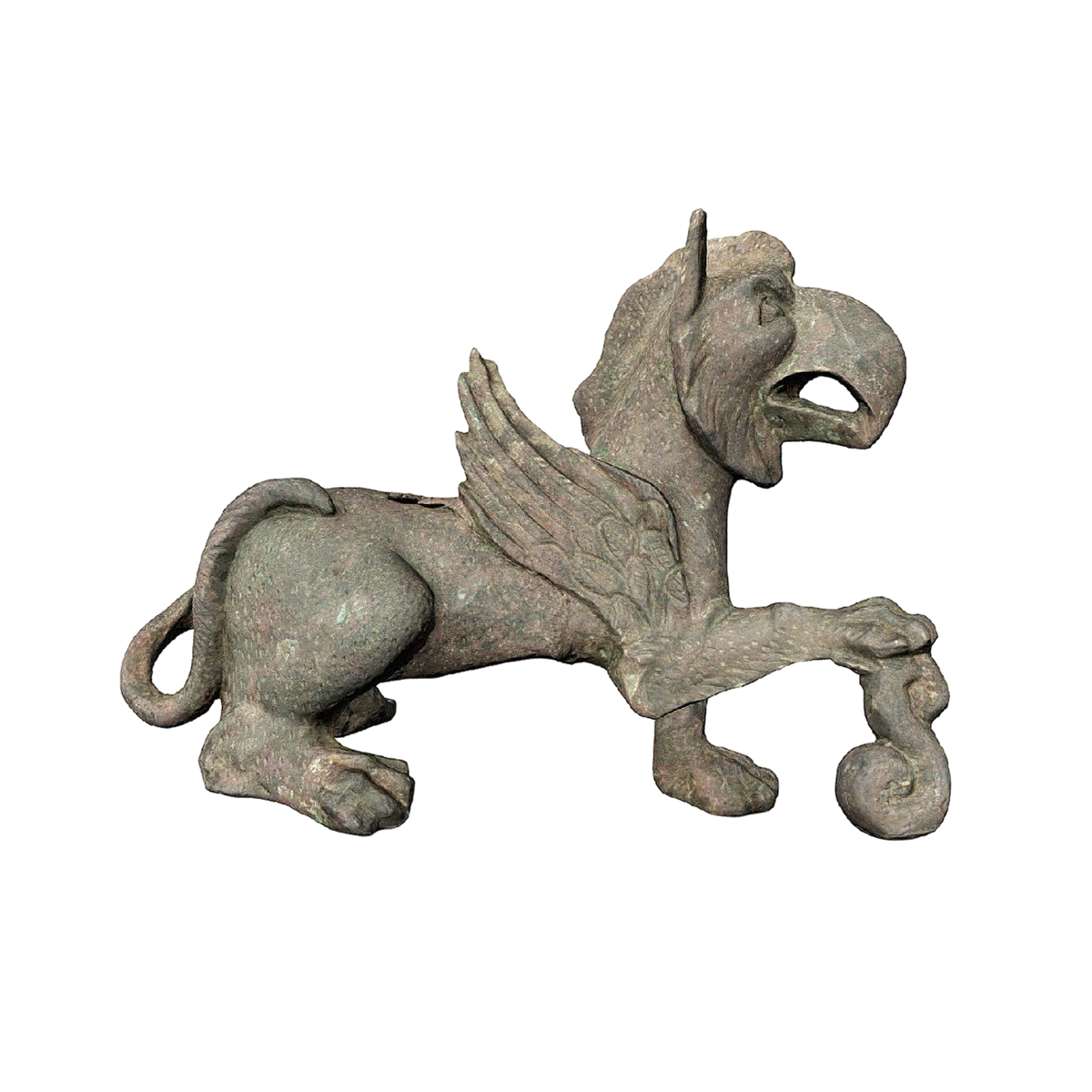 狮鹫青铜雕塑 | 雕塑,青铜,博物馆藏品,古代文物,青铜雕塑,狮鹫,希腊雕塑,古希腊艺术,神话生物,西方神话,3D模型,3D打印,3D素材,obj,glTF,fbx,dae,stl,3ds,glb,usdz,3dmax,blender模型,VisionPro,3D建模,3D扫描,3d打印模型
