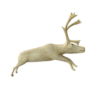 因纽特人制作的驯鹿骨雕