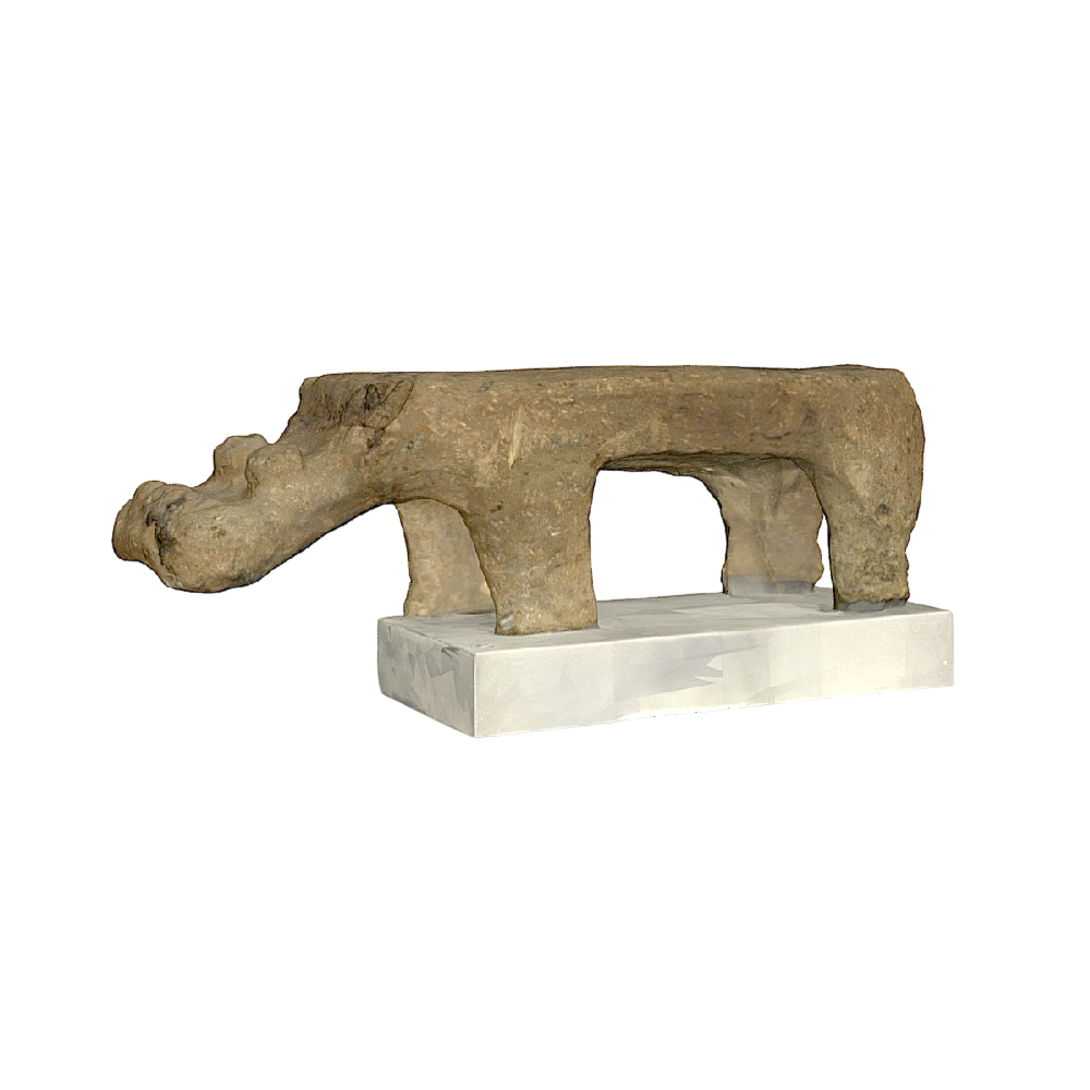 古埃及河马雕像 | 雕像,博物馆文物,古埃及文物,古埃及雕像,大都会艺术博物馆,河马,河马雕像,埃及釉陶,陶制河马,河马3D打印,3D模型,3D打印,3D素材,obj,glTF,fbx,dae,stl,3ds,glb,usdz,3dmax,blender模型,VisionPro,3D建模,3D扫描,3d打印模型