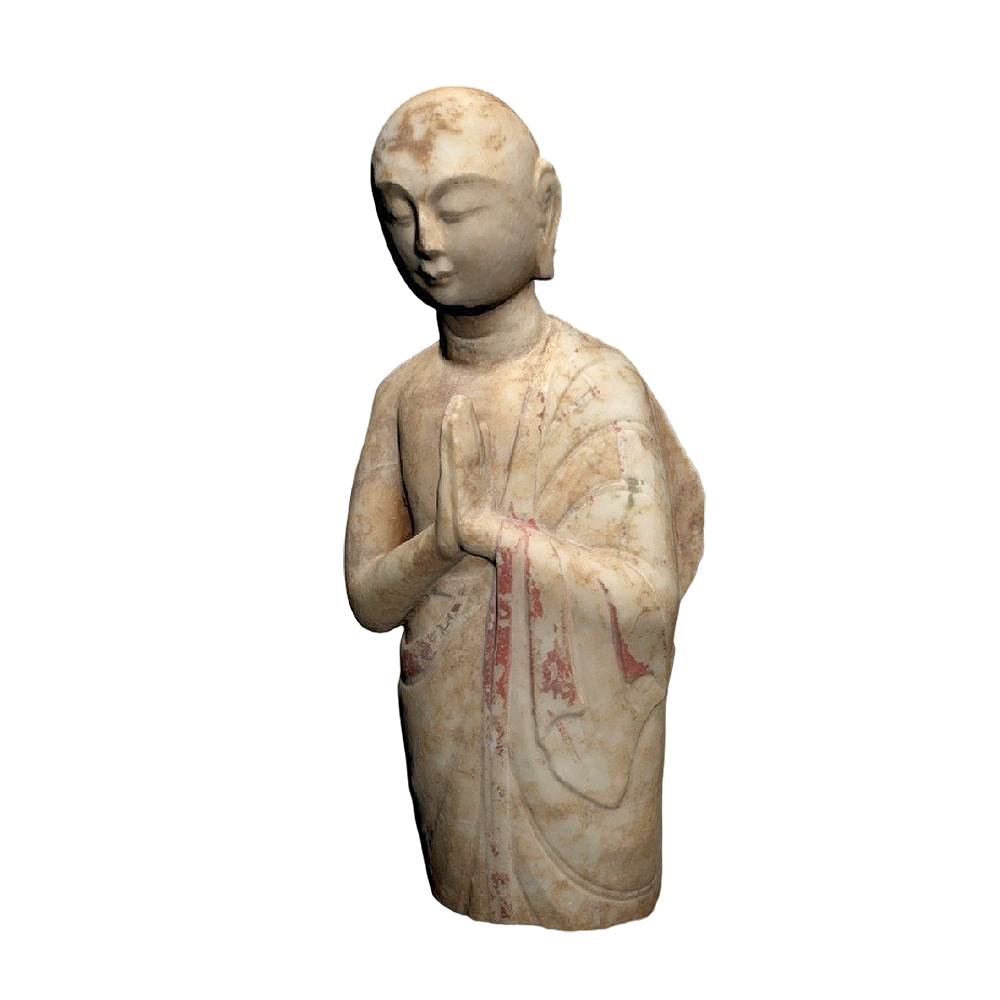 汉白玉站立罗汉雕像（北齐时期） | 雕像,佛教,佛教艺术,佛教文物,罗汉雕像,站立罗汉,北齐,罗汉,汉白玉雕像,汉白玉站立罗汉,3D模型,3D打印,3D素材,obj,glTF,fbx,dae,stl,3ds,glb,usdz,3dmax,blender模型,VisionPro,3D建模,3D扫描,3d打印模型