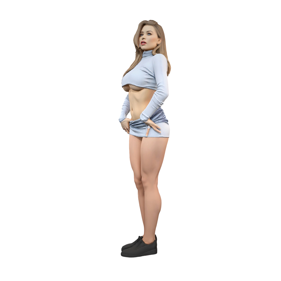 性感女性3D模型 | 美女,人物,女人,女性3D模型,美女3D模型,3D模型,3D打印,3D素材,obj,glTF,fbx,dae,stl,3ds,glb,usdz,3dmax,blender模型,VisionPro,3D建模,3D扫描,3d打印模型