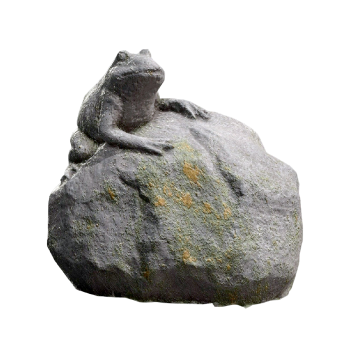 《岩石上的青蛙》雕像