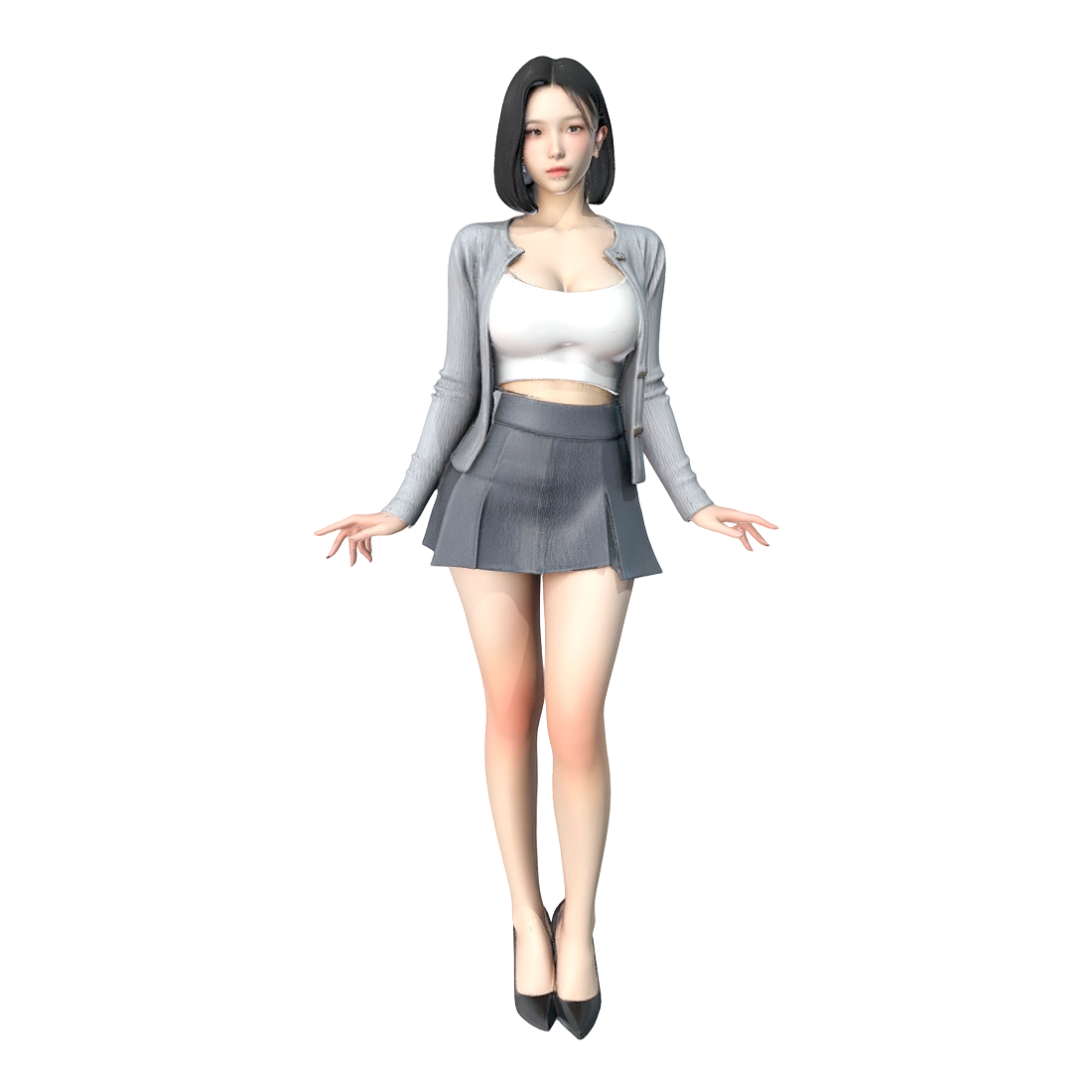 女性角色3D模型 | 美女,游戏角色,游戏人物,人物角色,3D人物,女性,女性3D模型,女性角色,3D模型,3D打印,3D素材,obj,glTF,fbx,dae,stl,3ds,glb,usdz,3dmax,blender模型,VisionPro,3D建模,3D扫描,3d打印模型