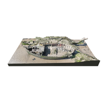 沉船3D扫描模型