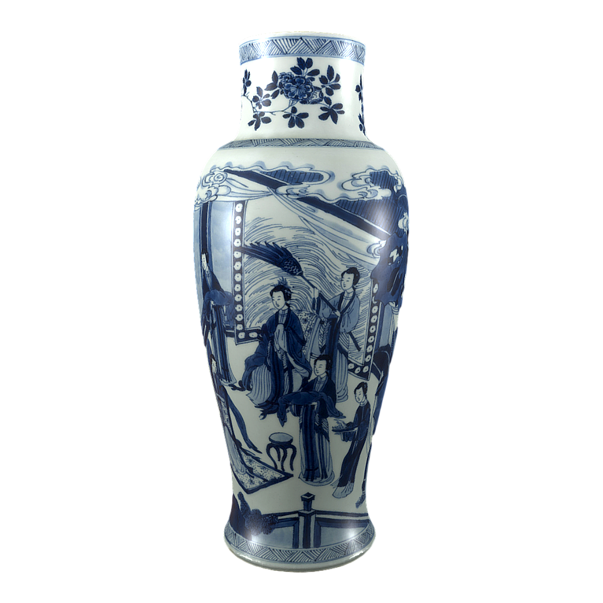 清青花人物纹观音瓶 | 青花瓷,清代文物,清代青花瓷,青花观音瓶,青花人物纹观音瓶,观音瓶,清代观音瓶,观音瓶图片,清代人物纹青花瓷,清代青花瓷图片,3D模型,3D打印,3D素材,obj,glTF,fbx,dae,stl,3ds,glb,usdz,3dmax,blender模型,VisionPro,3D建模,3D扫描,3d打印模型