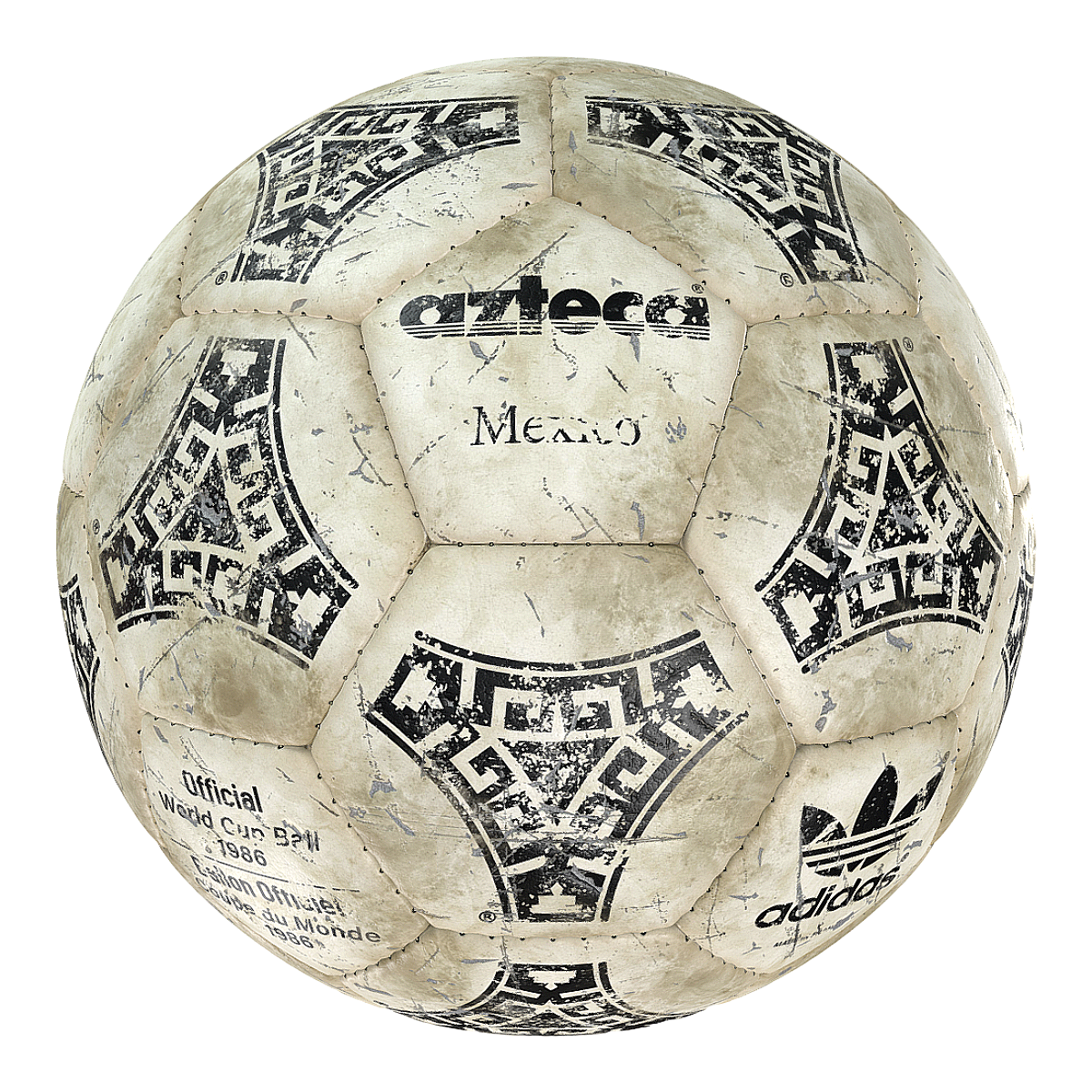 Adidas阿迪达斯Azteca Mexico世界杯比赛用足球 做旧白色 | 足球,阿迪达斯,Adidas,阿迪达斯足球,阿迪达斯世界杯足球,Adidas-Azteca,世界杯比赛用球,阿迪达斯Azteca-Mexico,1986年墨西哥世界杯,1986年墨西哥世界杯用球,3D模型,3D打印,3D素材,obj,glTF,fbx,dae,stl,3ds,glb,usdz,3dmax,blender模型,VisionPro,3D建模,3D扫描,3d打印模型