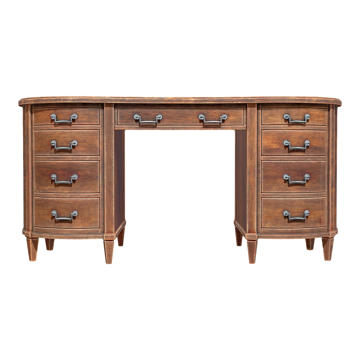 复古欧式实木椭圆弧形办公桌带抽屉书桌 | 复古,实木桌,书桌,中古风,抽屉桌,写字桌,办公桌老板桌,欧式书桌,椭圆形书桌,老式书桌,3D模型,3D打印,3D素材,obj,glTF,fbx,dae,stl,3ds,glb,usdz,3dmax,blender模型,VisionPro,3D建模,3D扫描,3d打印模型