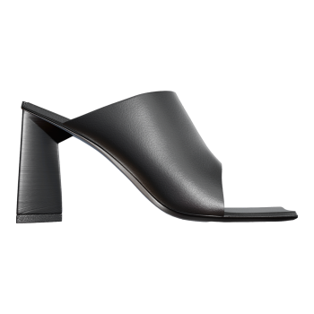 Balenciaga Moon巴黎世家小牛皮穆勒鞋 黑色