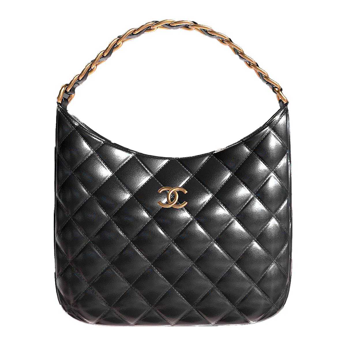 CHANEL Hobo 香奈儿嬉皮包黑色大号 菱格纹羊皮手提包 | 手提包,香奈儿,Chanel,奢侈品,单肩包,羊皮,CHANEL-Hobo,香奈儿嬉皮包,菱格纹,嬉皮包,3D模型,3D打印,3D素材,obj,glTF,fbx,dae,stl,3ds,glb,usdz,3dmax,blender模型,VisionPro,3D建模,3D扫描,3d打印模型