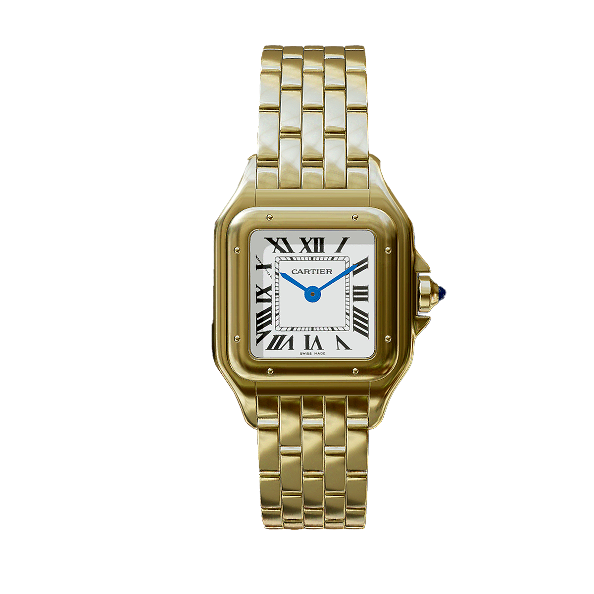 Cartier PANTHÈRE DE CARTIER卡地亚18K黄金腕表