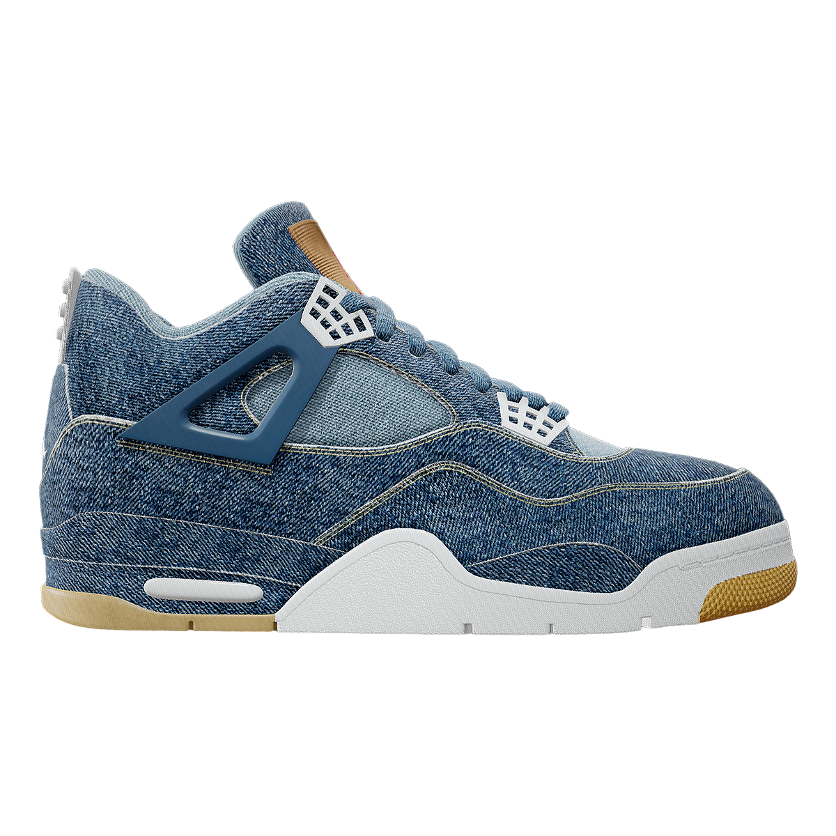 Air Jordan 4 retro levis denim 李维斯联名款中帮篮球鞋