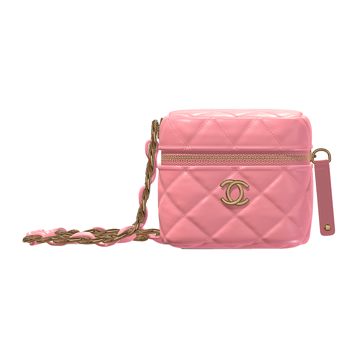 CHANEL 香奈儿 CC小香风链条斜跨菱格相机包迷你手提小方盒 粉色 | 手提包,香奈儿,Chanel,斜挎包,相机包,小香风,迷你包,小方盒,小手袋,盒子包,3D模型,3D打印,3D素材,obj,glTF,fbx,dae,stl,3ds,glb,usdz,3dmax,blender模型,VisionPro,3D建模,3D扫描,3d打印模型