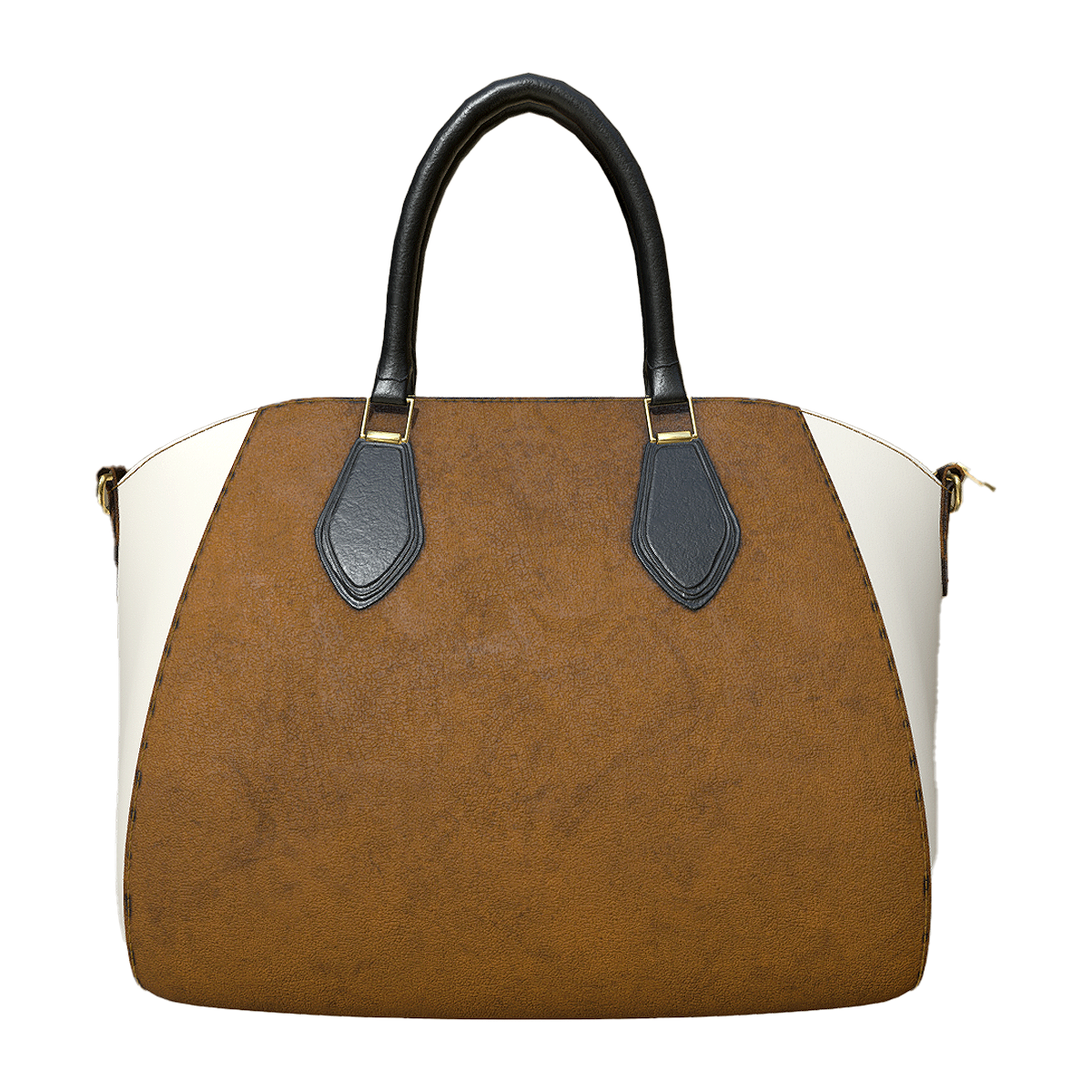 复古通勤美拉德大容量拼接手提包 | 复古,手提包,皮革,大容量,托特包,单肩包,百搭,通勤,美拉德,腋下包,3D模型,3D打印,3D素材,obj,glTF,fbx,dae,stl,3ds,glb,usdz,3dmax,blender模型,VisionPro,3D建模,3D扫描,3d打印模型