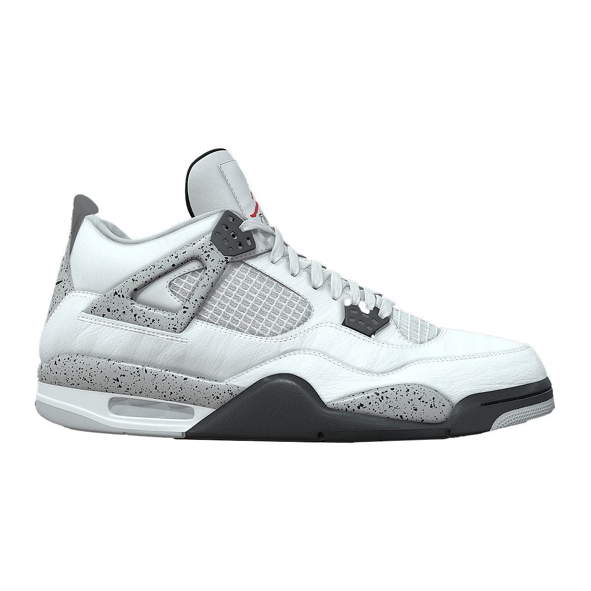 Air Jordan 4 Retro White Cement AJ4复古中帮篮球鞋 | 休闲鞋,板鞋,运动鞋,篮球鞋,AJ,aj4,刘逸云同款,Jordan,中帮,Air-Jordan,3D模型,3D打印,3D素材,obj,glTF,fbx,dae,stl,3ds,glb,usdz,3dmax,blender模型,VisionPro,3D建模,3D扫描,3d打印模型