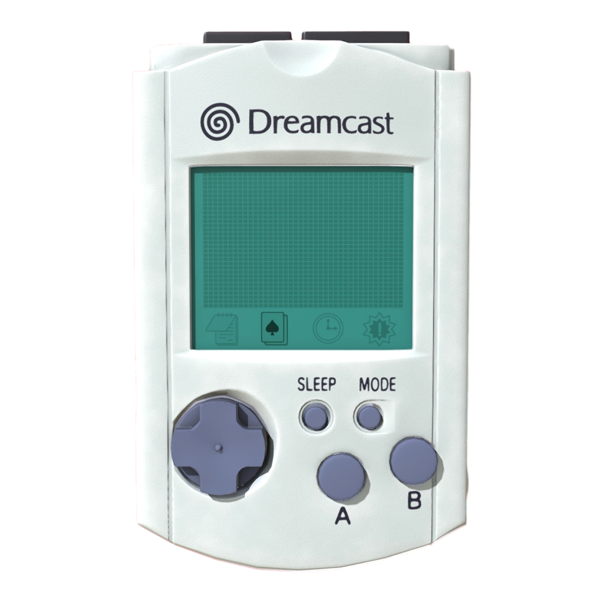 Dreamcast-VMU小型游戏机组合设备 | 数码产品,Dreamcast,VMU,VisualMemoryUnit,小型游戏机组合设备,游戏机记忆卡,游戏机设备3D模型,DC,世嘉公司,小型游戏机,3D模型,3D打印,3D素材,obj,glTF,fbx,dae,stl,3ds,glb,usdz,3dmax,blender模型,VisionPro,3D建模,3D扫描,3d打印模型
