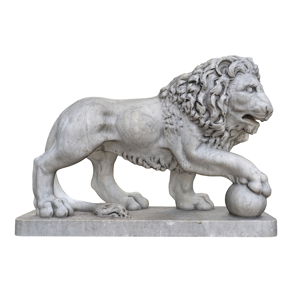 基特湖（布尔根兰州）城堡公园的狮子雕塑 | 历史建筑,雕像3D模型,奥地利,精美雕刻,石雕狮,狮子雕塑,基特湖,布尔根兰州,城堡公园,踩球狮,3D模型,3D打印,3D素材,obj,glTF,fbx,dae,stl,3ds,glb,usdz,3dmax,blender模型,VisionPro,3D建模,3D扫描,3d打印模型