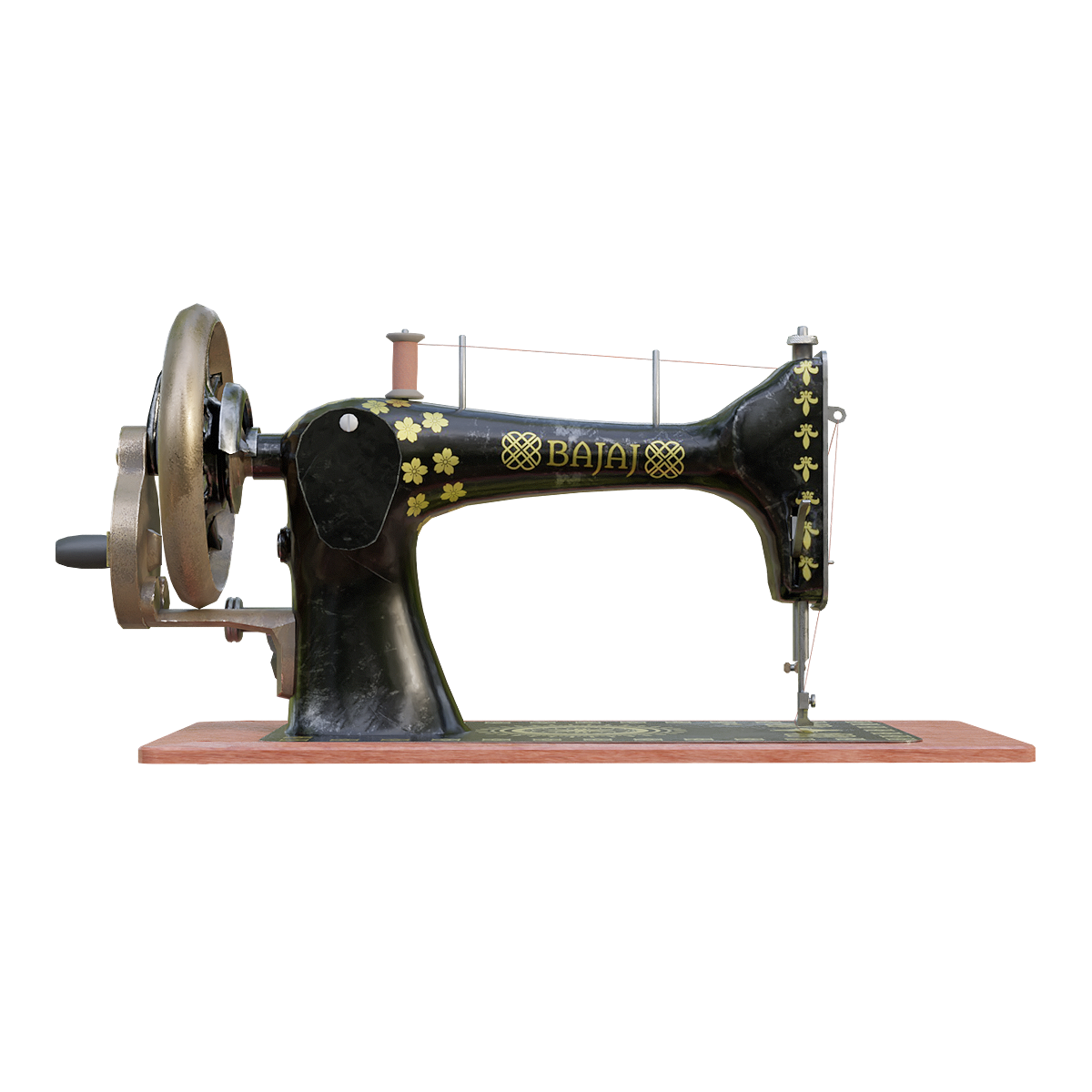 印度Bajaj手摇缝纫机 | 缝纫机,印度,黑色,缝纫机3D模型,Bajaj,老式缝纫机,Bajaj缝纫机,印度缝纫机,手摇缝纫机,1995-2021,3D模型,3D打印,3D素材,obj,glTF,fbx,dae,stl,3ds,glb,usdz,3dmax,blender模型,VisionPro,3D建模,3D扫描,3d打印模型
