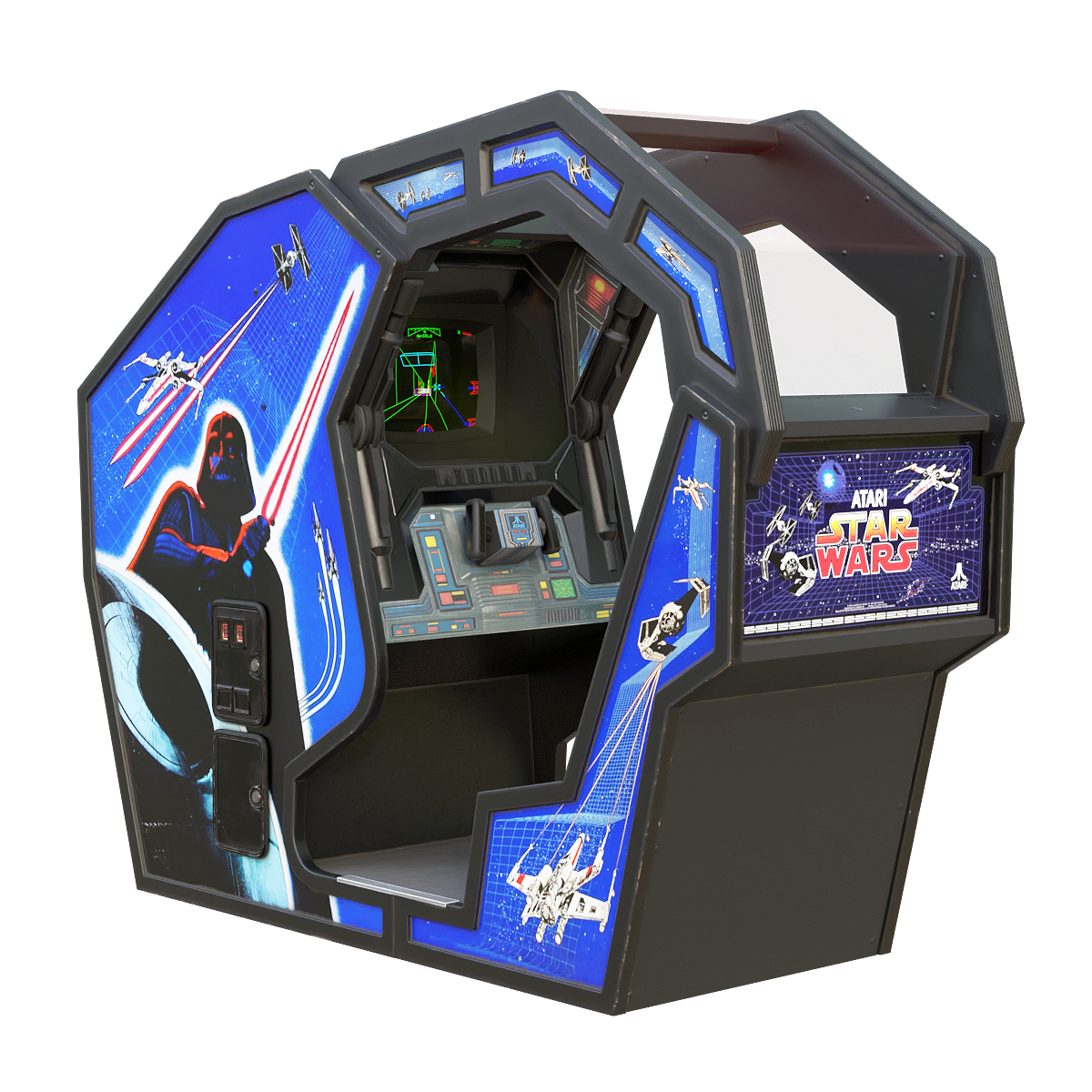 Starwars星球大战街豪华版机游戏机 | 游戏,游戏机,星球大战,StarWars,电子游戏,街机游戏机,街机3D模型,Starwars街机,星球大战街机,豪华版,3D模型,3D打印,3D素材,obj,glTF,fbx,dae,stl,3ds,glb,usdz,3dmax,blender模型,VisionPro,3D建模,3D扫描,3d打印模型