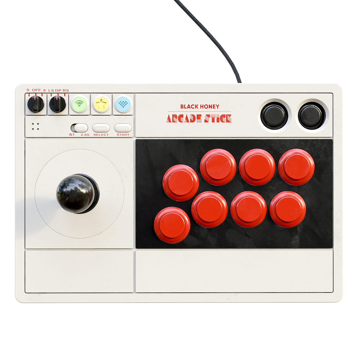 BLACK HONEY老式游戏机手柄 | 复古,BlackHoney,手柄,游戏手柄,手柄3D模型,按键手柄,BLACKHONEY游戏手柄,老式游戏机手柄,摇杆手柄,红白机手柄,3D模型,3D打印,3D素材,obj,glTF,fbx,dae,stl,3ds,glb,usdz,3dmax,blender模型,VisionPro,3D建模,3D扫描,3d打印模型