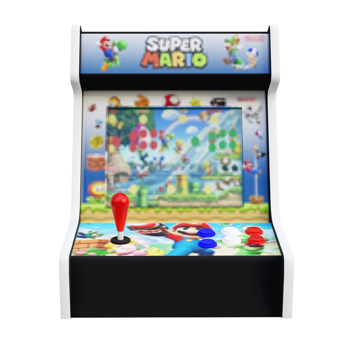 Super Mario超级马里奥街机游戏机 | 游戏,游戏机,超级马里奥,电子游戏,街机3D模型,单人街机,挂墙式街机,SuperMario,SuperMario游戏,超级马里奥街机,3D模型,3D打印,3D素材,obj,glTF,fbx,dae,stl,3ds,glb,usdz,3dmax,blender模型,VisionPro,3D建模,3D扫描,3d打印模型