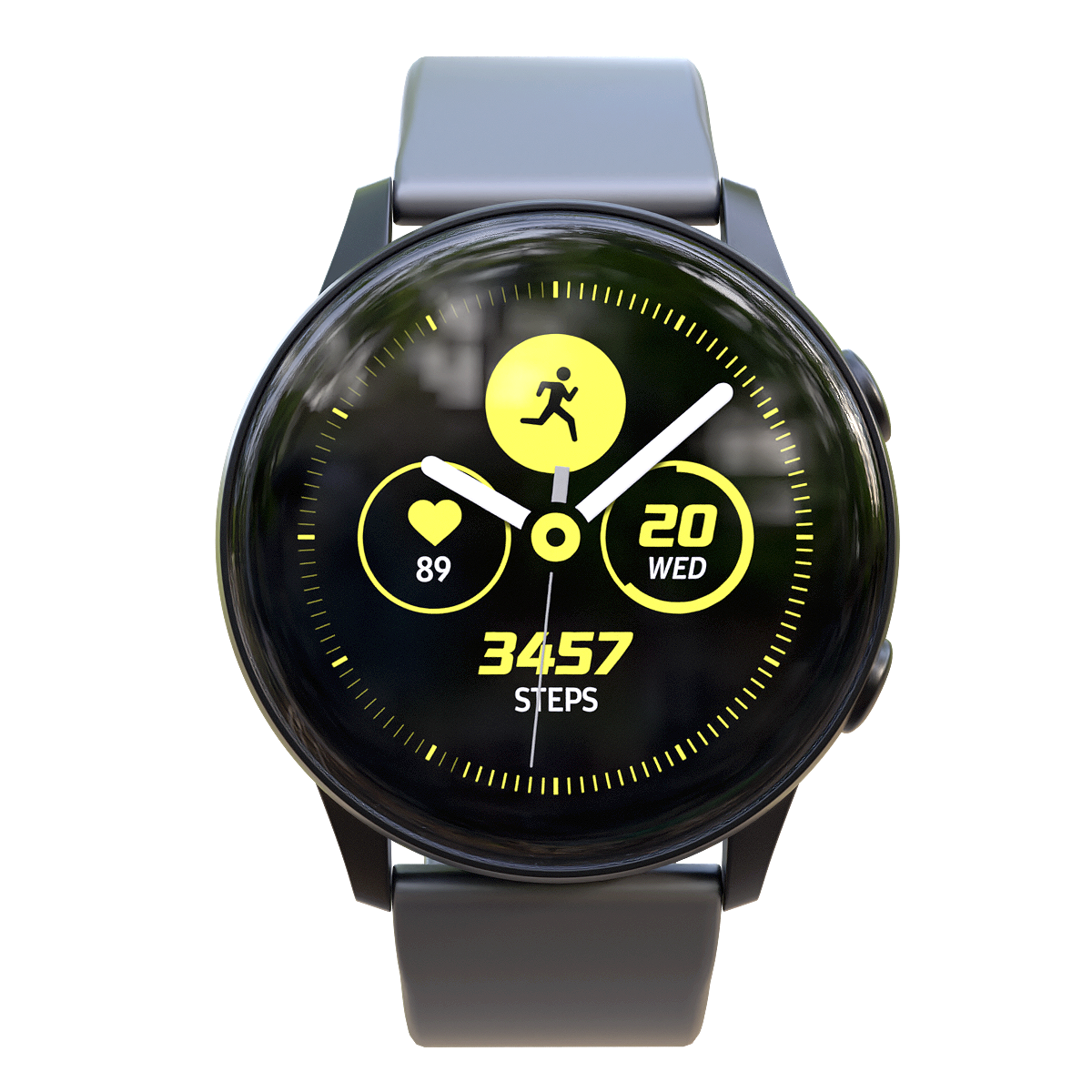 Samsung 三星Galaxy Watch Active智能手表 | 黑色,SAMSUNG,腕表,防水,运动手表,智能手表,三星手表,手表3D模拟,SamsungGalaxyWatchActive,防尘,3D模型,3D打印,3D素材,obj,glTF,fbx,dae,stl,3ds,glb,usdz,3dmax,blender模型,VisionPro,3D建模,3D扫描,3d打印模型