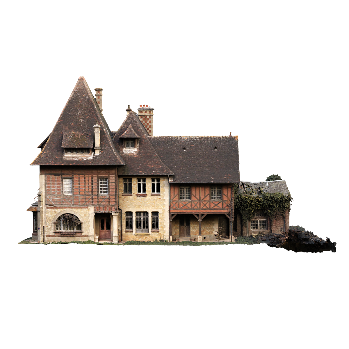 法国诺曼底农舍 | 建筑物,房屋,乡村,法国,三层,小型建筑,农舍,农舍3D模型,诺曼底,诺曼底农舍,3D模型,3D打印,3D素材,obj,glTF,fbx,dae,stl,3ds,glb,usdz,3dmax,blender模型,VisionPro,3D建模,3D扫描,3d打印模型