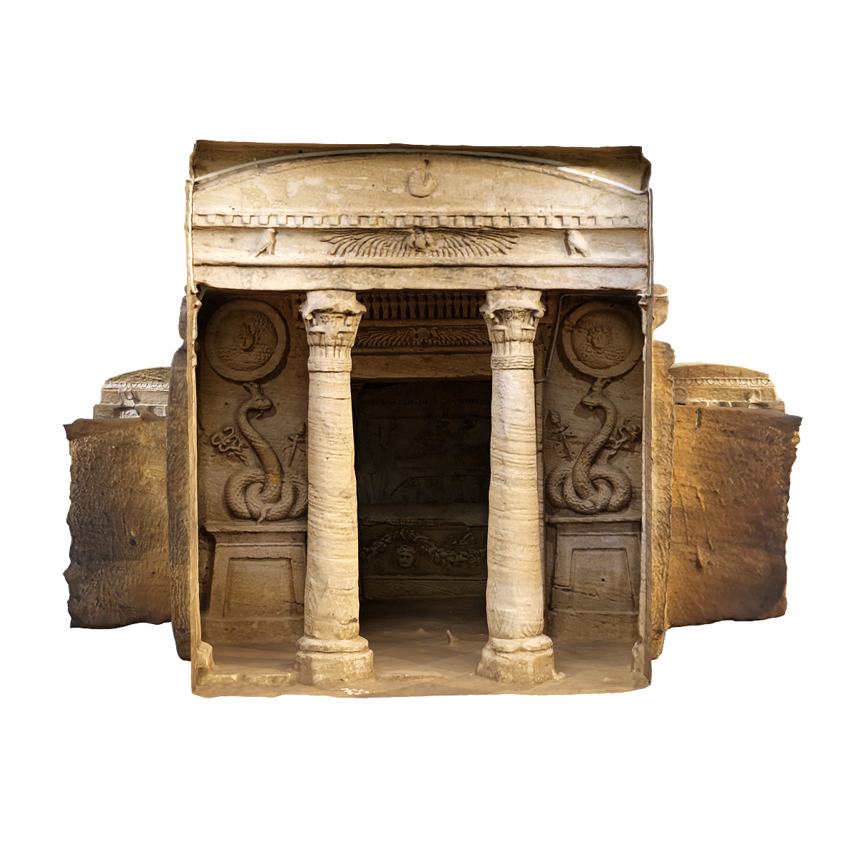 埃及亚历山大港古代地下墓穴 | 埃及,历史建筑,大型建筑,地下墓穴,古代地下墓穴,地下墓穴3D模型,亚历山大,KomElShoqafaCatacombs,科姆·埃尔·肖卡法地下墓穴,公元2世纪,3D模型,3D打印,3D素材,obj,glTF,fbx,dae,stl,3ds,glb,usdz,3dmax,blender模型,VisionPro,3D建模,3D扫描,3d打印模型