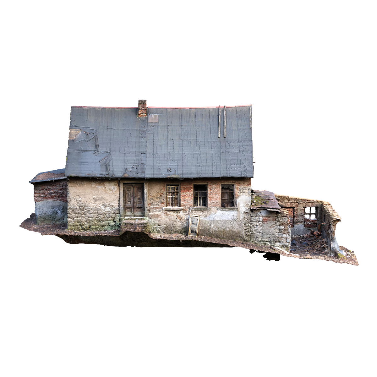 旧磨坊废墟 | 建筑物,破旧,小屋,废墟,小型建筑,红砖房,旧磨坊,磨坊,旧磨坊废墟,磨坊房,3D模型,3D打印,3D素材,obj,glTF,fbx,dae,stl,3ds,glb,usdz,3dmax,blender模型,VisionPro,3D建模,3D扫描,3d打印模型