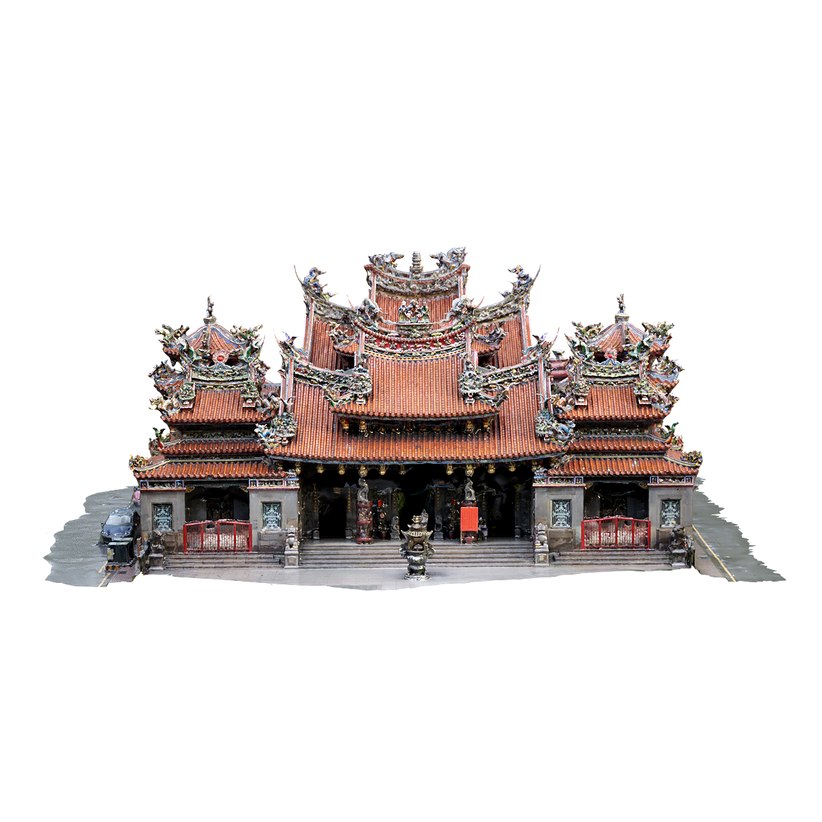 台湾桃园景福宫 | 文化遗产,17世纪,建筑3D扫描,桃园景福宫,宫庙3D模型,台湾,桃园市,桃园地区最古老宫庙之一,南洋传统元素,中国传统元素,3D模型,3D打印,3D素材,obj,glTF,fbx,dae,stl,3ds,glb,usdz,3dmax,blender模型,VisionPro,3D建模,3D扫描,3d打印模型