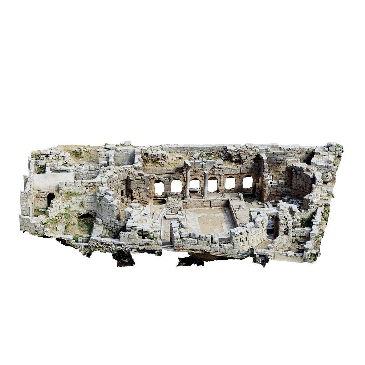 希腊科林斯古老喷泉 | 希腊,喷泉3D模型,大型建筑,历史悠久,历史遗迹,建筑3D扫描,希腊科林斯古老喷泉,科林斯,希腊和罗马时期,建筑遗迹,3D模型,3D打印,3D素材,obj,glTF,fbx,dae,stl,3ds,glb,usdz,3dmax,blender模型,VisionPro,3D建模,3D扫描,3d打印模型