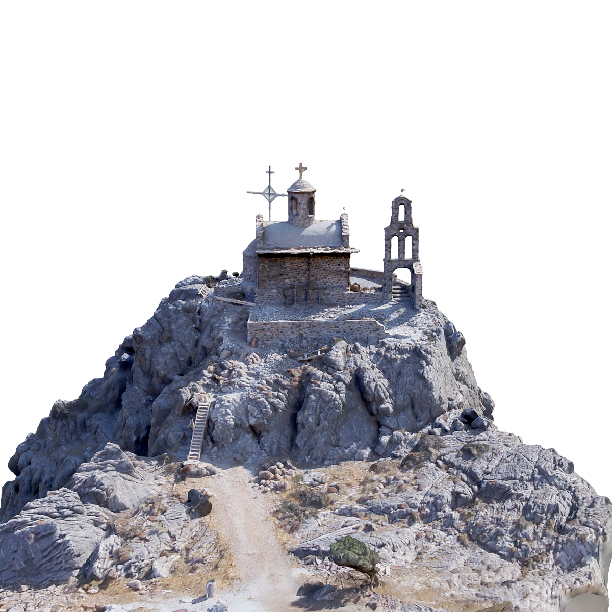 希腊克里特岛正在建设的教堂 | 希腊,教堂3D模型,高山,大型建筑,小型教堂,克里特岛,宗教教堂,建筑3D扫描,希腊克里特岛教堂,正在建设的教堂,3D模型,3D打印,3D素材,obj,glTF,fbx,dae,stl,3ds,glb,usdz,3dmax,blender模型,VisionPro,3D建模,3D扫描,3d打印模型