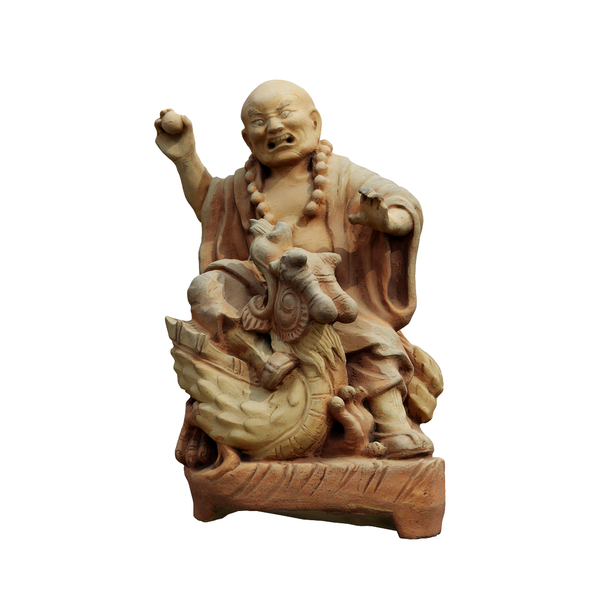 降龙罗汉-中国铜官窑 | 雕像3D模型,佛教文化,降龙罗汉,中国铜官窑,中国陶瓷艺术,刘子振,迦叶尊者,十八罗汉之一,中国长沙铜官窑第一代“泥人刘”,在1980年代创作,3D模型,3D打印,3D素材,obj,glTF,fbx,dae,stl,3ds,glb,usdz,3dmax,blender模型,VisionPro,3D建模,3D扫描,3d打印模型