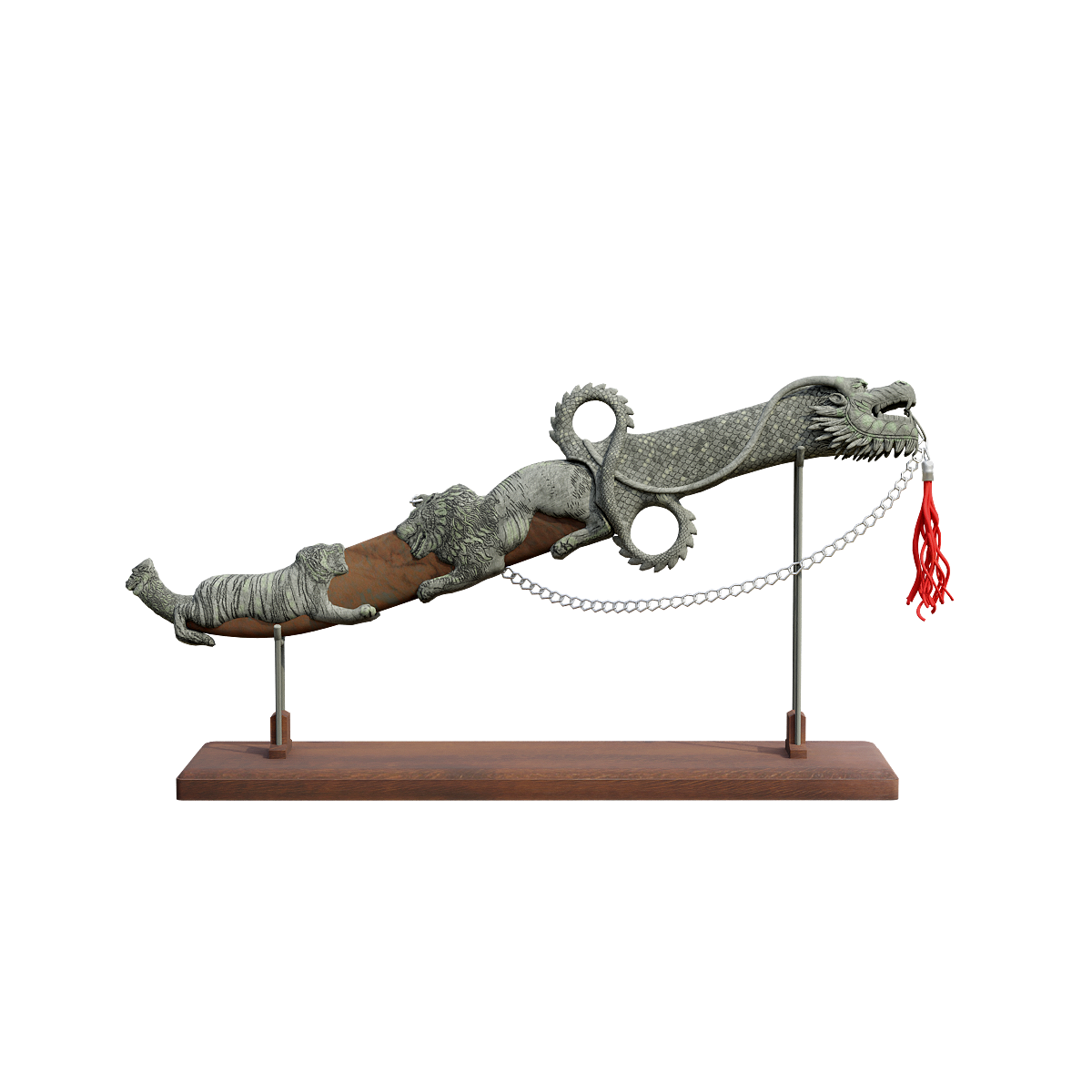 做工精细的短刀匕首 | 艺术品,短刀,冷兵器,匕首3D模型,精美雕刻,现代武器,做工精细,龙头雕刻把柄,老虎雕刻,狮子雕刻,3D模型,3D打印,3D素材,obj,glTF,fbx,dae,stl,3ds,glb,usdz,3dmax,blender模型,VisionPro,3D建模,3D扫描,3d打印模型