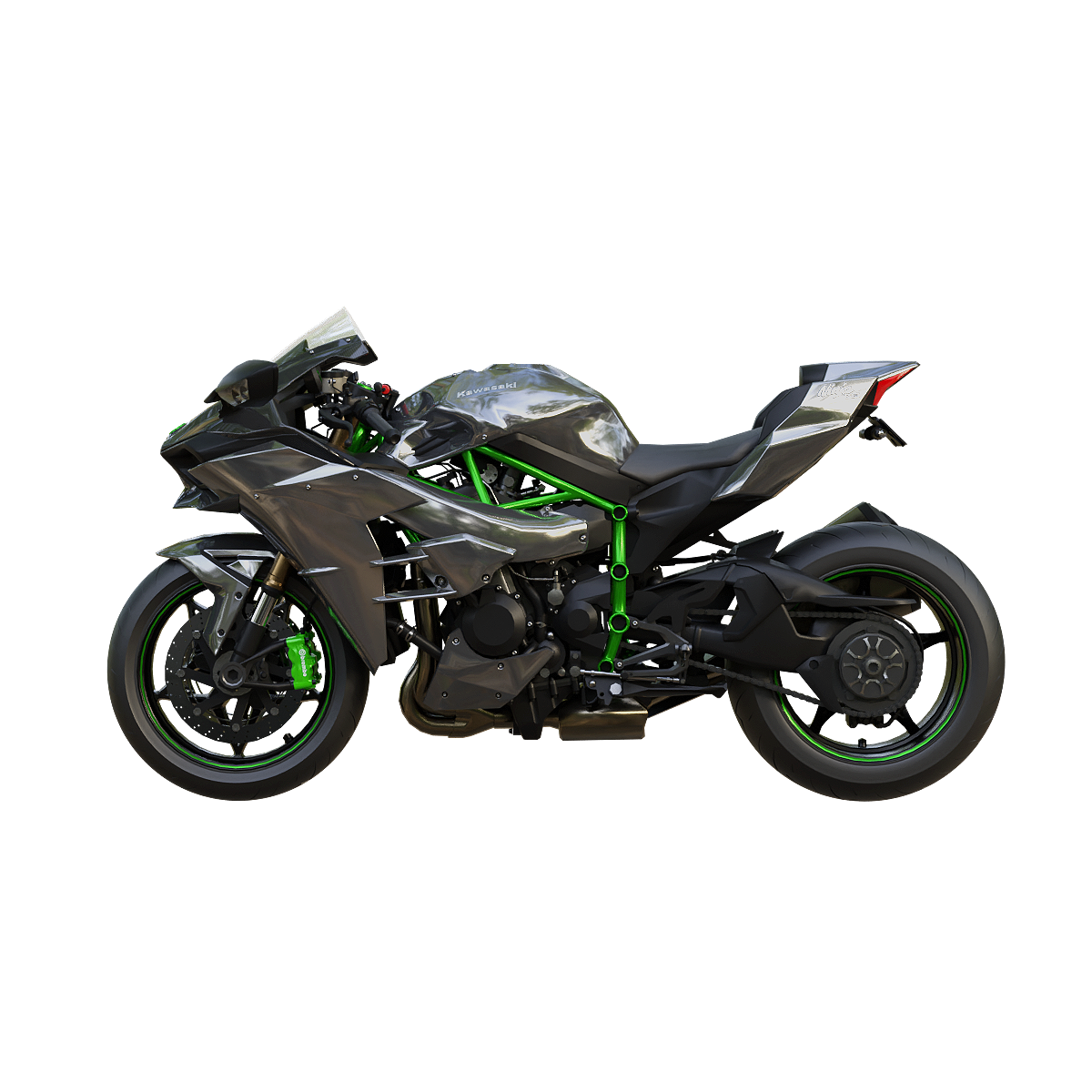 川崎忍者H2超级摩托车 | 黑色,摩托车3D模型,超级摩托车,川崎,kawasaki,川崎忍者H2,忍者H2,增压998cc直列四缸引擎,工程学设计,强制进气技术,3D模型,3D打印,3D素材,obj,glTF,fbx,dae,stl,3ds,glb,usdz,3dmax,blender模型,VisionPro,3D建模,3D扫描,3d打印模型
