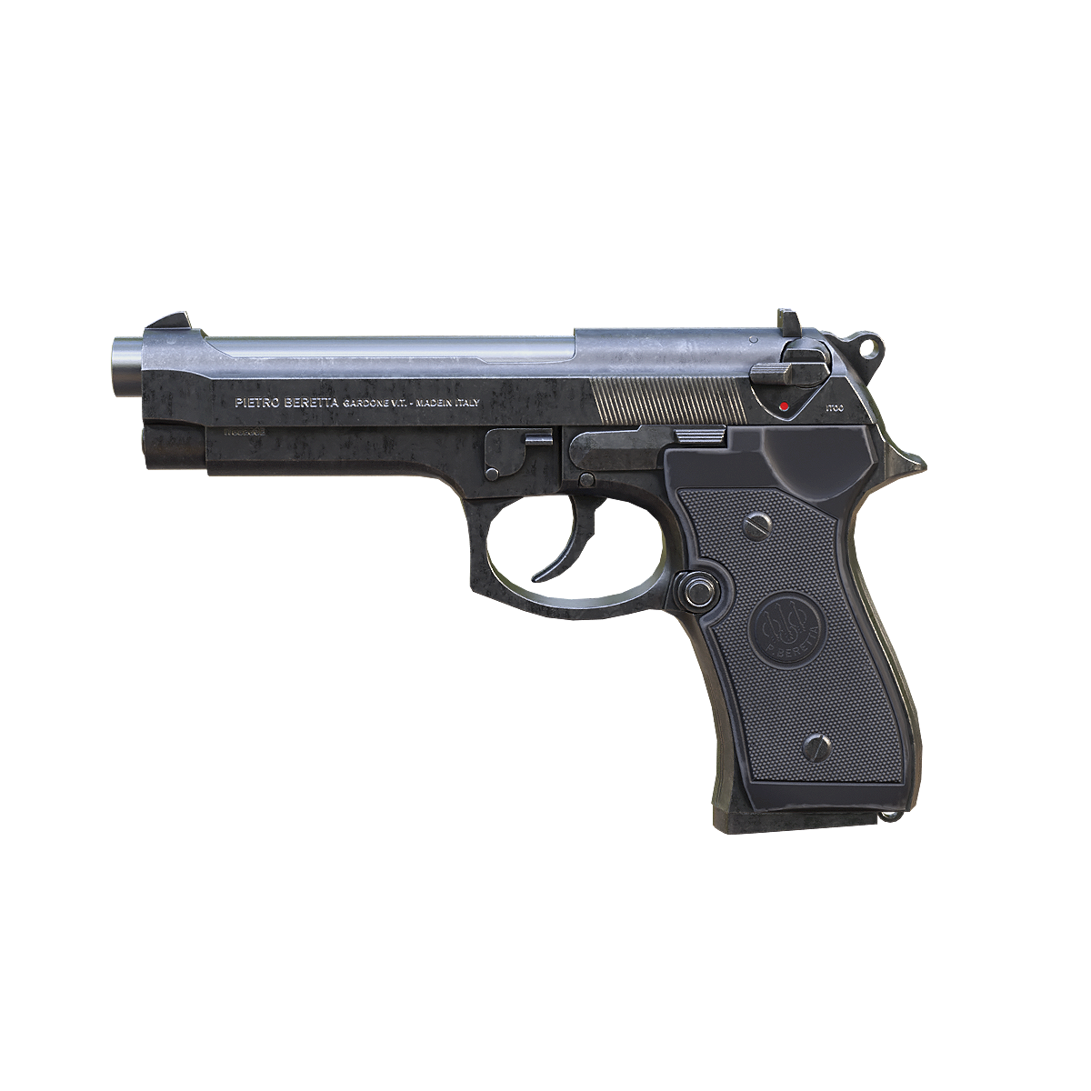 Beretta92半自动手枪 | 半自动手枪,枪械3D模型,现代枪械,Beretta92半自动手枪,Beretta92,Beretta92FS,意大利伯莱塔公司,意大利手枪,9毫米帕拉贝鲁姆弹药,15发弹匣容量,3D模型,3D打印,3D素材,obj,glTF,fbx,dae,stl,3ds,glb,usdz,3dmax,blender模型,VisionPro,3D建模,3D扫描,3d打印模型