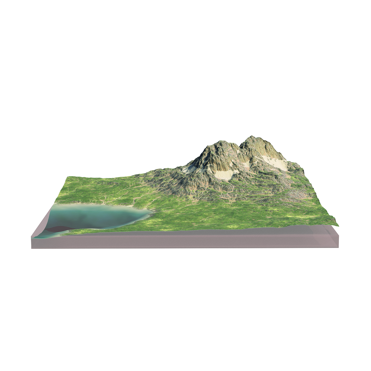 山湖自然地形风景 | 高山,大型场景,场景3D扫描,自然地形,山湖,场景3D建模,山湖地形,自然风景,湖水,自然景象,3D模型,3D打印,3D素材,obj,glTF,fbx,dae,stl,3ds,glb,usdz,3dmax,blender模型,VisionPro,3D建模,3D扫描,3d打印模型